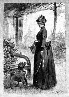The Old Home Revisited, 1890. Creator: R. Taylor