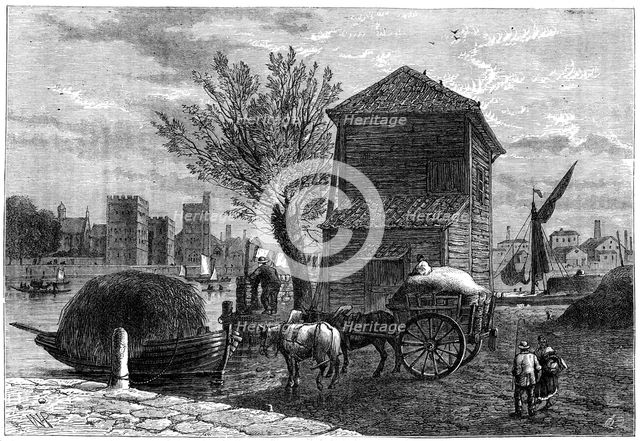 The old Horseferry, London, c1800 (1891). Artist: Unknown