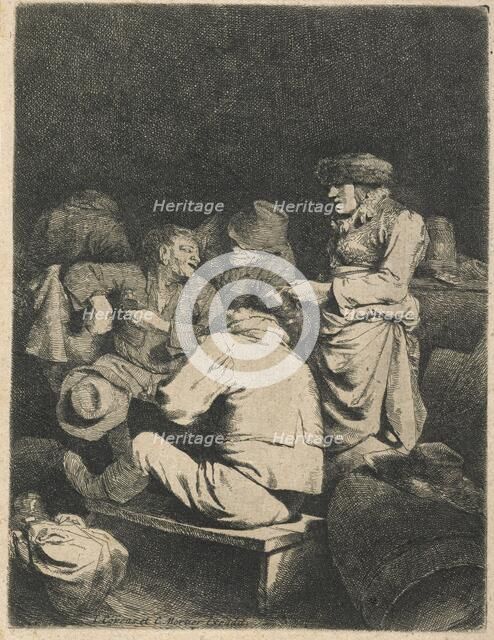 The old hostess, c. 1660. Creator: Cornelis Bega.