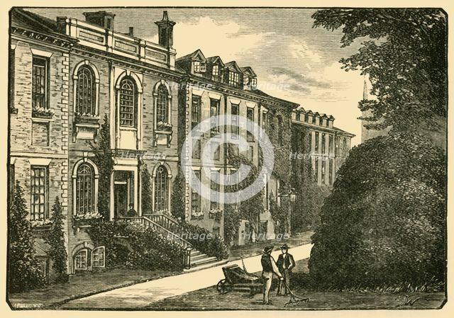 'The Old House, from the Masters' Garden', 1898. Creator: Unknown.