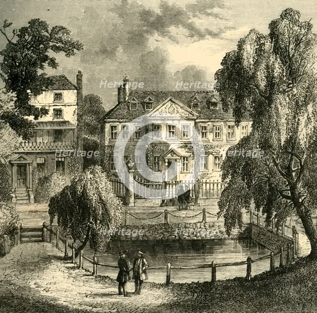 'The Old House on the Green', (c1878). Creator: Unknown.