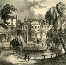 The Old House on the Green (c1878). Creator: Unknown