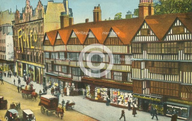 'The Old Houses, Holborn, London', c1910. Creator: Unknown.