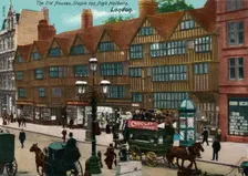 The Old Houses, Staple Inn, High Holborn, London 1905