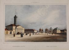 The Old Kalinkin Bridge in Saint Petersburg, 1840s