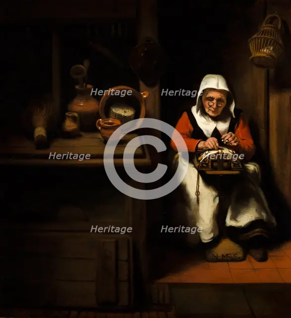 The Old Lacemaker. Creator: Nicolaes Maes.