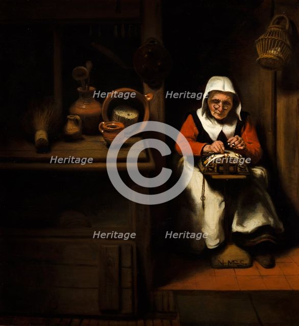 The Old Lacemaker. Creator: Nicolaes Maes.