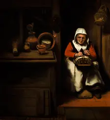 The Old Lacemaker. Creator: Nicolaes Maes