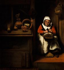 The Old Lacemaker. Creator: Nicolaes Maes