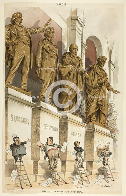 The Old Leaders and the New, n.d. Creator: Joseph Keppler.