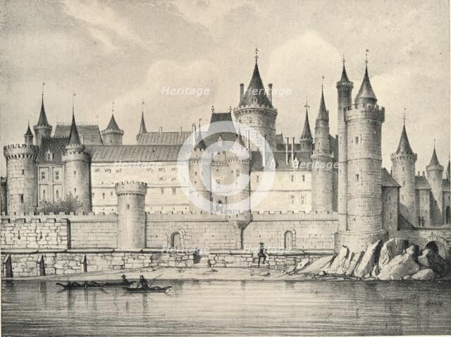 'The Old Louvre in 1670', 1915. Artist: Unknown.