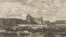 The Old Louvre, Paris, after Zeeman, 1865-66. Creator: Charles Meryon