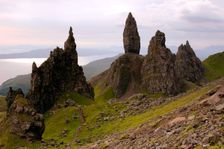 The Old Man of Storr, Isle of Skye, Highland, Scotland. Creator: Peter Thompson