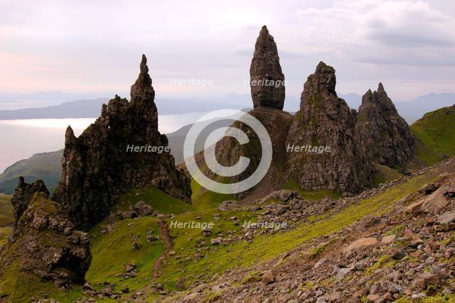 The Old Man of Storr, Isle of Skye, Highland, Scotland. Creator: Peter Thompson.