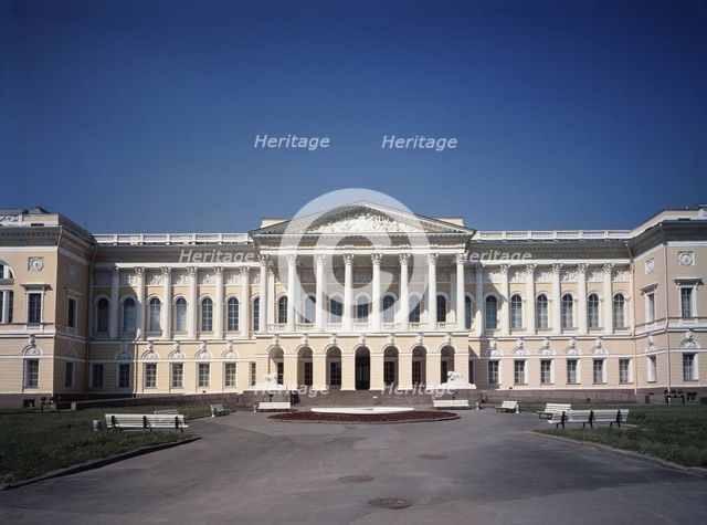The Old Michael Palace in St. Petersburg, 1819-1825. Artist: Rossi, Carlo (1775-1849)