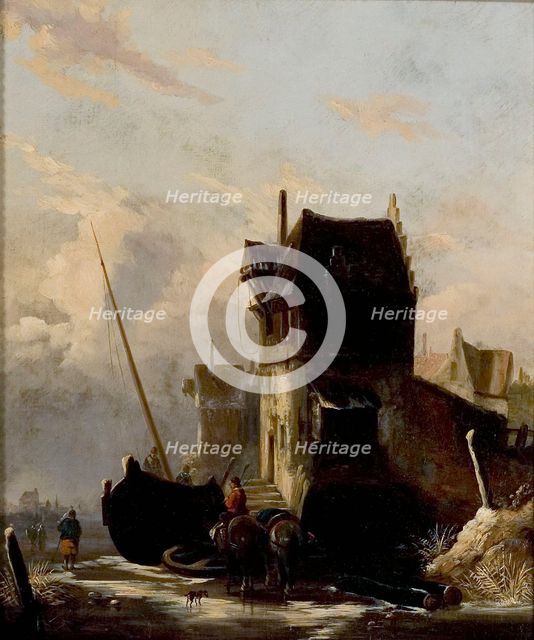 The old mill, 1841. Creator: Louis Pierre Verwée.