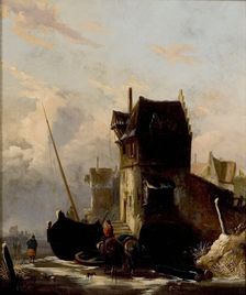 The old mill, 1841. Creator: Louis Pierre Verwée