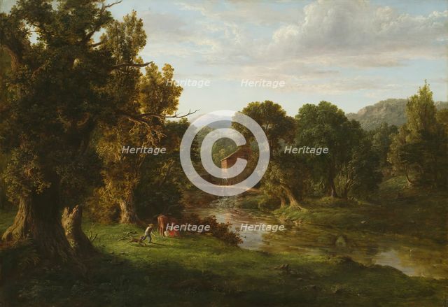 The Old Mill, 1849. Creator: George Inness.