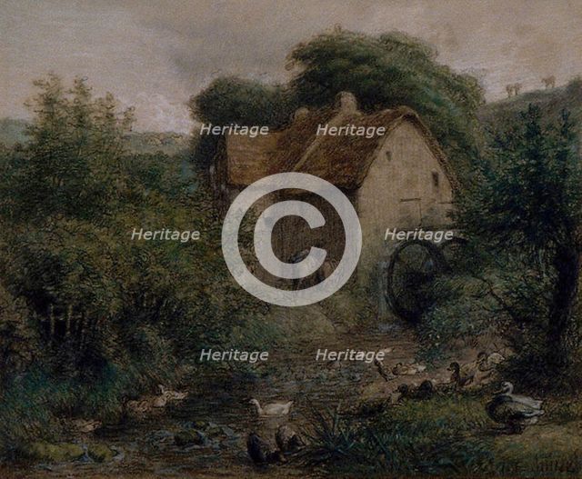 The Old Mill, 1866/1870. Creator: Jean Francois Millet.
