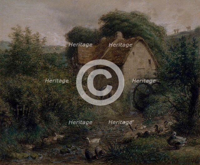 The Old Mill, 1866/1870. Creator: Jean Francois Millet.