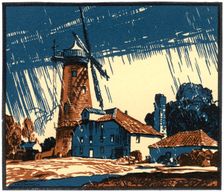The Old Mill at Blackborough, King's Lynn, Norfolk, early 20th century.Artist: Leonard Russell Squirrell