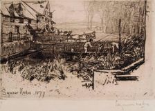 The Old Mill, c1864. Creator: Francis Seymour Haden