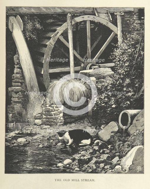 The Old Mill Stream, 1879.  Creator: Unknown.
