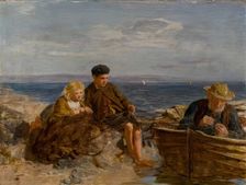 The Old Net, Exh. 1869. Creator: William McTaggart