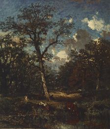 The Old Oak, 1845-1850. Creator: Jules Dupré