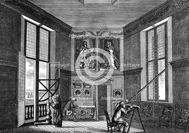 The old observing-room, Greenwich, late 17th century (1893). Artist: Unknown