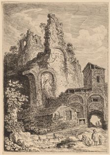 The Old Palace at Tivoli, c. 1764. Creator: Franz Edmund Weirotter