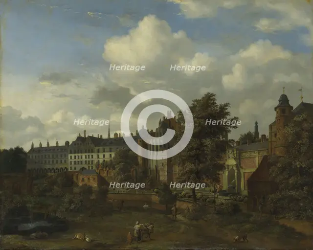 The old palace in Brussels, ca 1665.