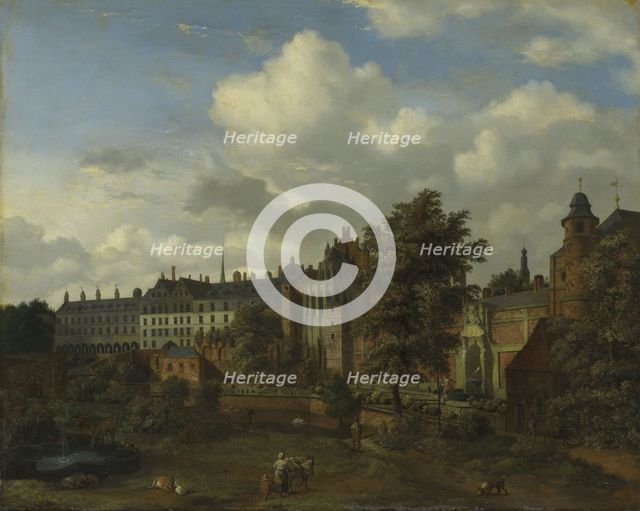 The old palace in Brussels, ca 1665.