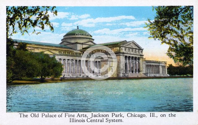 The Old Palace of Fine Arts, Jackson Park, Chicago, Illinois, USA, 1917. Artist: Unknown