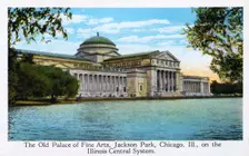 The Old Palace of Fine Arts, Jackson Park, Chicago, Illinois, USA, 1917