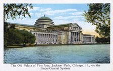 The Old Palace of Fine Arts, Jackson Park, Chicago, Illinois, USA, 1917