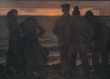 The Old People by the Beach, 1903. Creator: Sven Richard Bergh