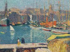 The old port of Marseille. Creator: Martin, Henri (1860-1943)