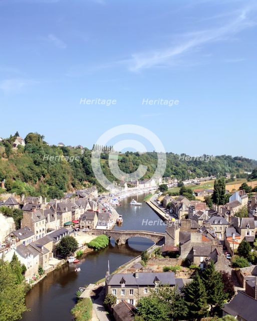 The Old Port, Dinan, Brittany, France. Creator: Peter Thompson.