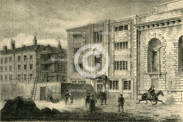 'The Old Post Office, in Lombard Street, about 1800', (c1872). Creator: Unknown.