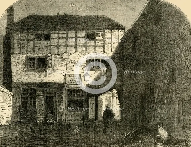 'The Old Red Lion, from the Front', c1872. Creator: Unknown.
