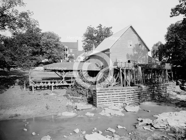 The Old red mill, Cedar Creek, Natural Bridge, Va., between 1900 and 1920. Creator: Unknown.