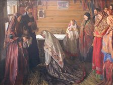 The old rite of blessing the bride in Murom