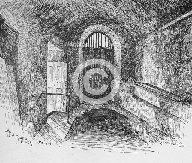 'The Old Roman Bath Stand', 1890. Artist: Hume Nisbet.
