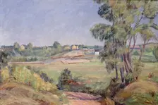 The old road from Anneberg, 1934. Creator: William Lonnberg