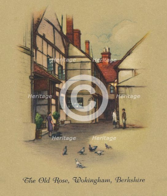 'The Old Rose, Wokingham, Berkshire', 1939. Artist: Unknown.