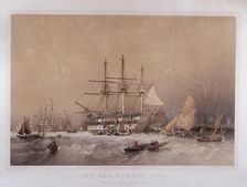 The Old School, 1755: Eight months to India 1855. Artist: Robert Carrick