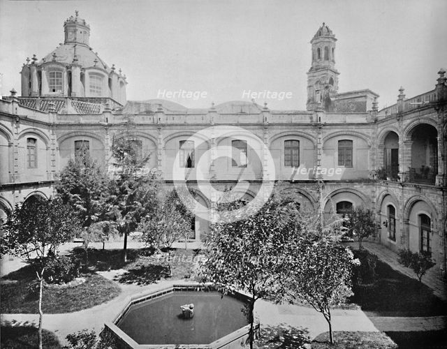 'The Old San Hipolito Convent, City of Mexico', c1897. Creator: Unknown.
