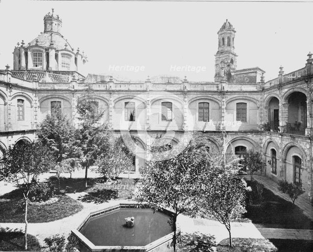 The Old San Hipolito Convent, Mexico City, Mexico, c1900.  Creator: Unknown.