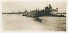 The Old Ship, 1887. Creators: Peter Henry Emerson, Alfred Dawson